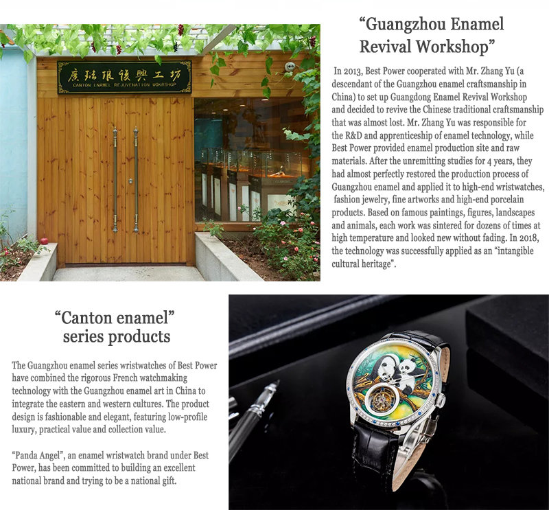 Lotusman Art Hand-Painted Tourbillon Automatic Watch - Image 12